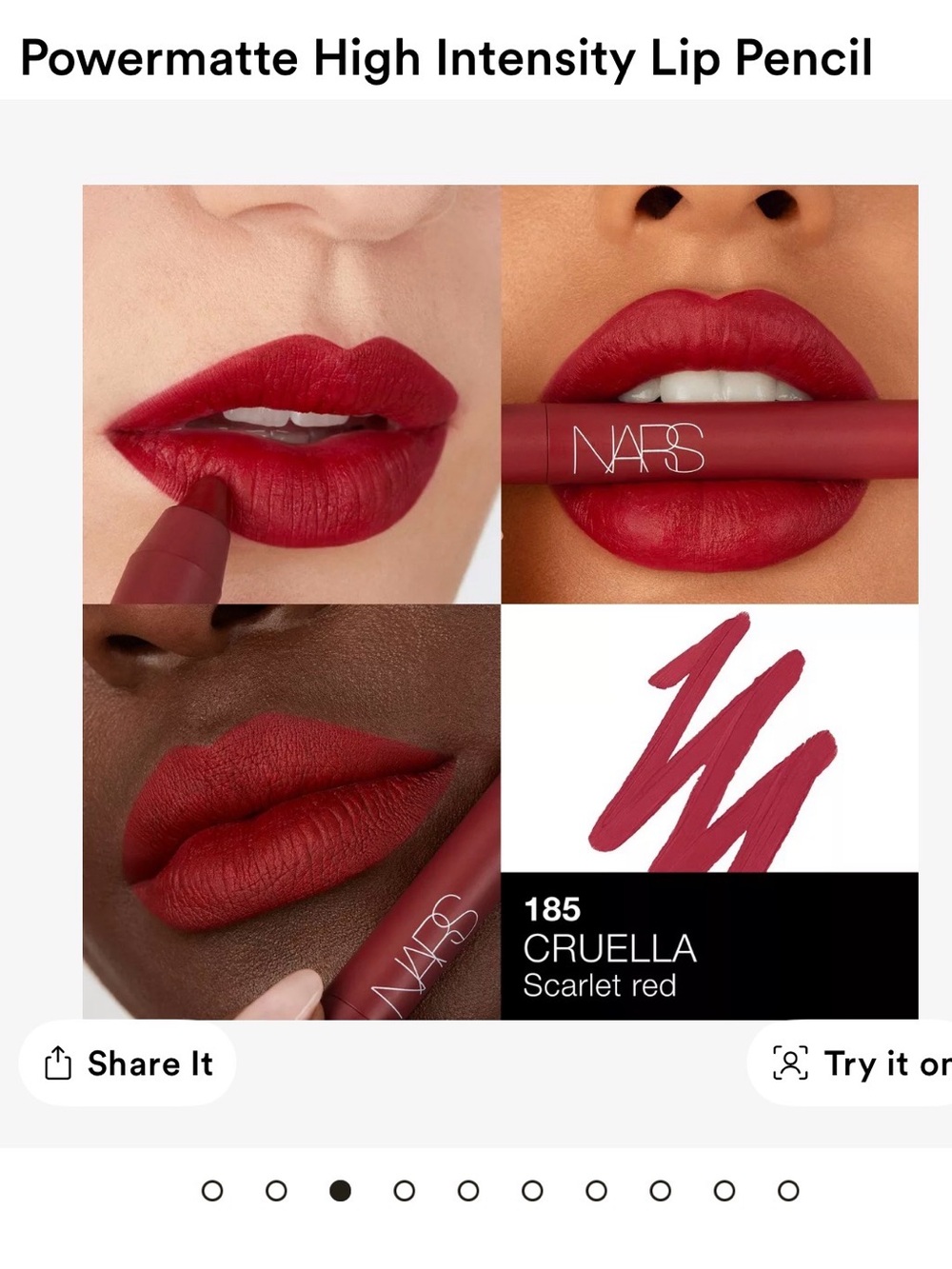 NARS POWERMATTE HIGH-INTENSITY LIP PENCIL